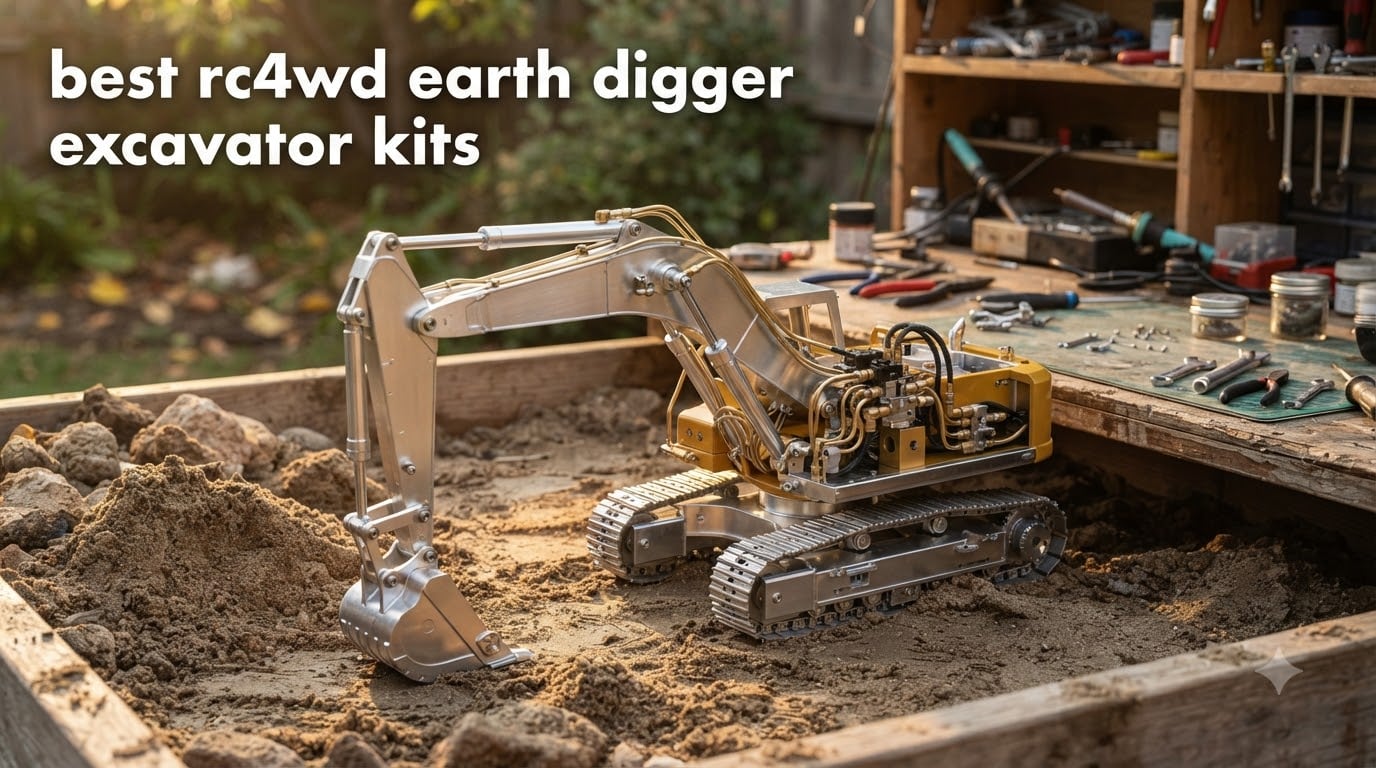 best rc4wd earth digger excavator kits