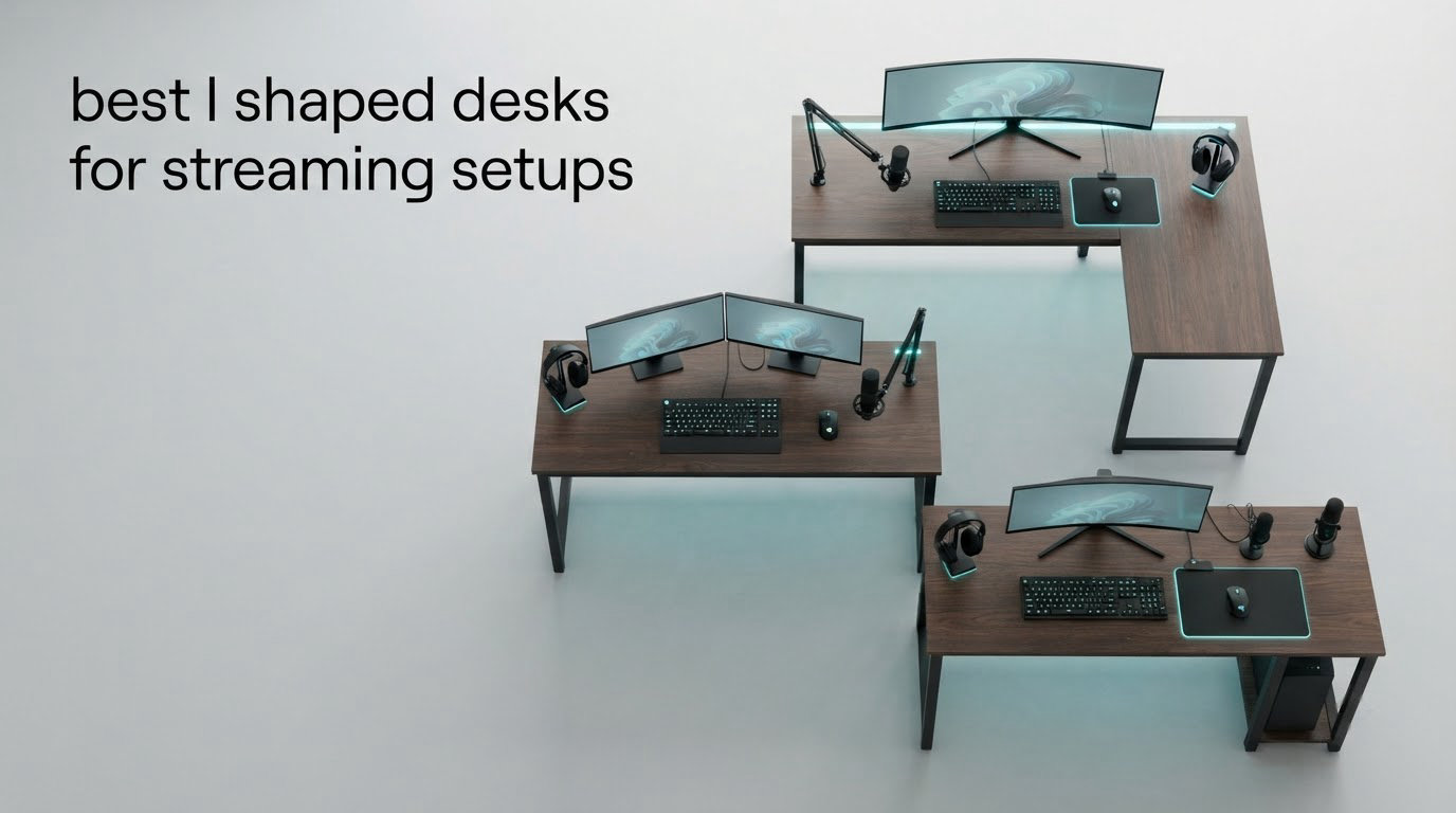 best l shaped desks for streaming setups