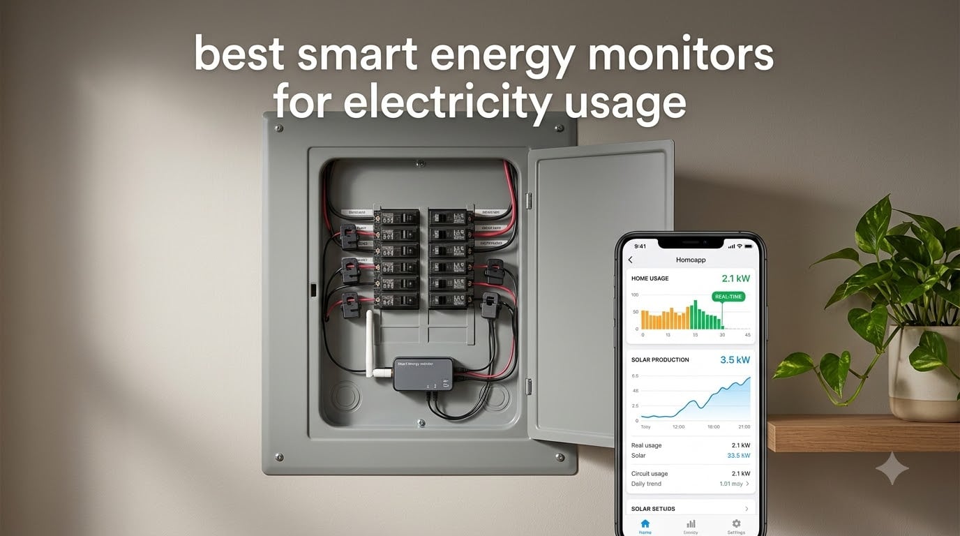 best smart energy monitors for electricity usage