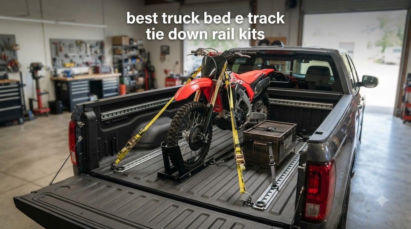 best truck bed e track tie down rail kits