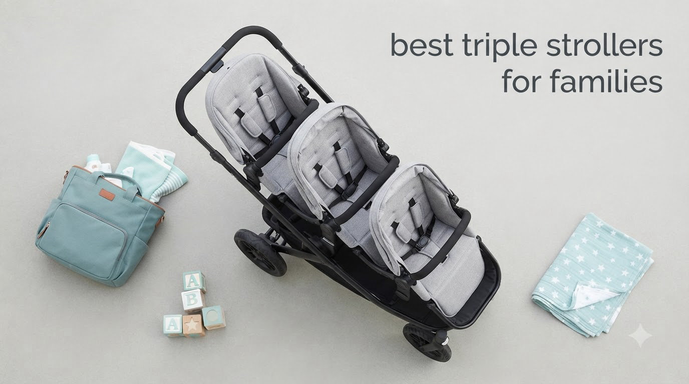 best triple strollers for families