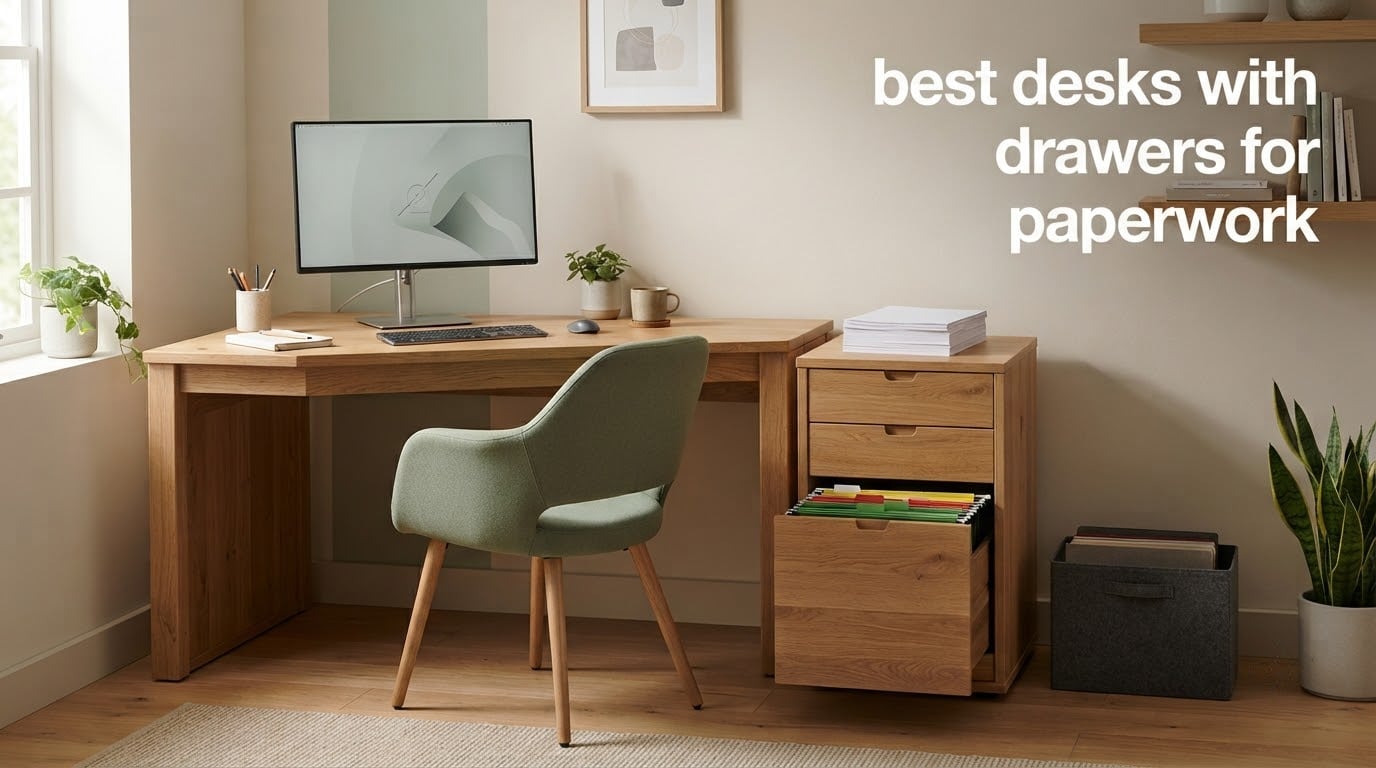 best desks with drawers for paperwork