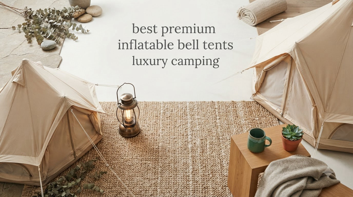best premium inflatable bell tents luxury camping