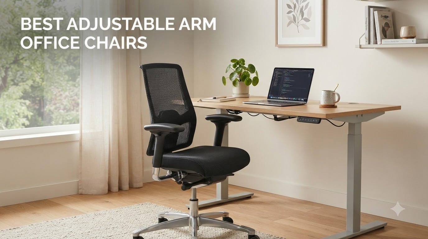 best adjustable arm office chairs