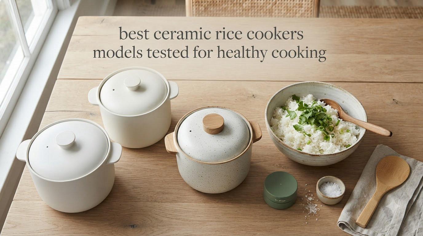 best ceramic rice cookers models tested for healthy cooking