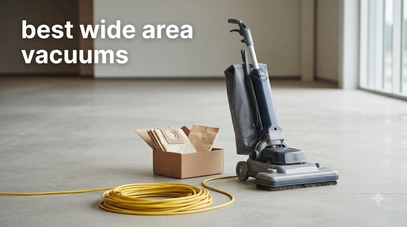 best wide area vacuums