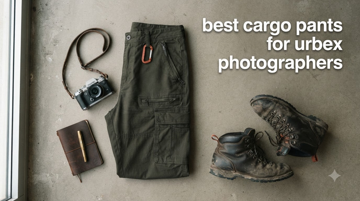 best cargo pants for urbex photographers