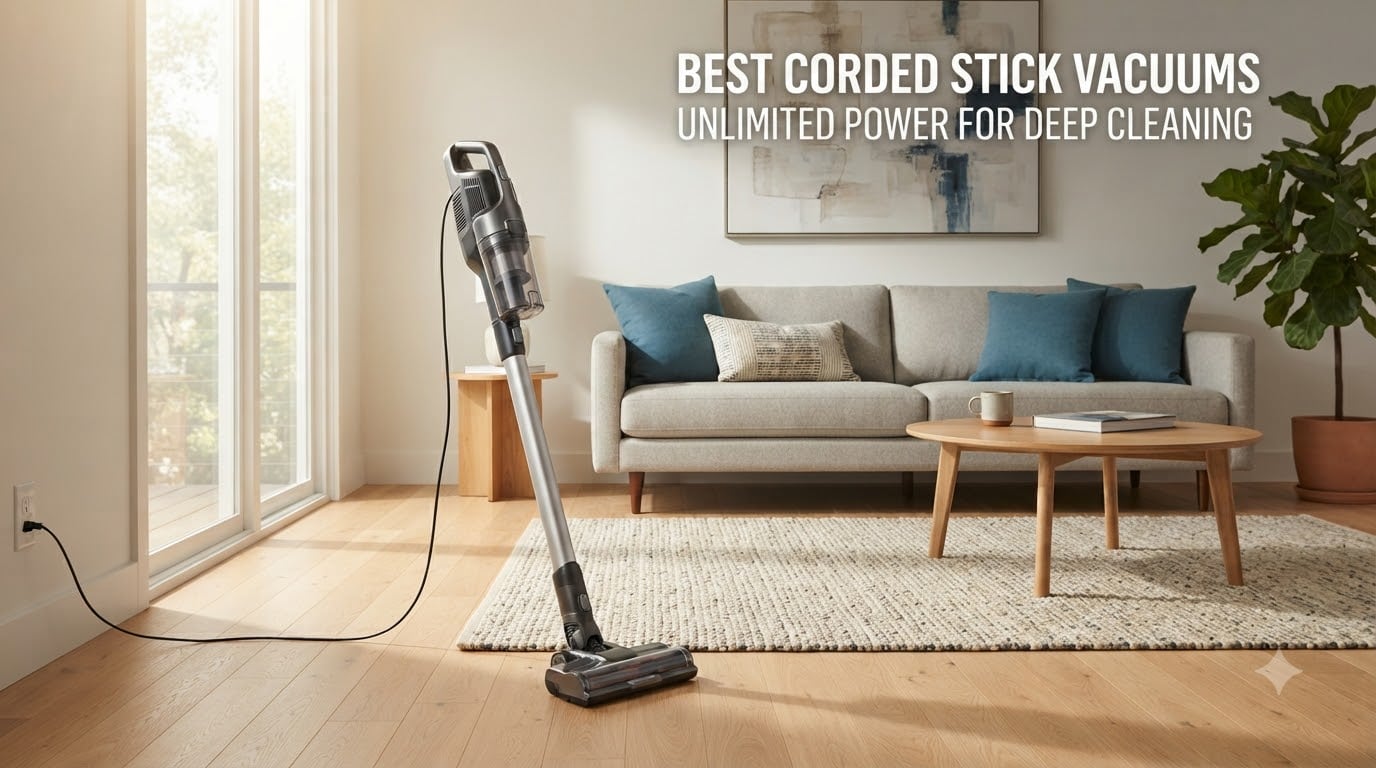 best corded stick vacuums unlimited power for deep cleaning