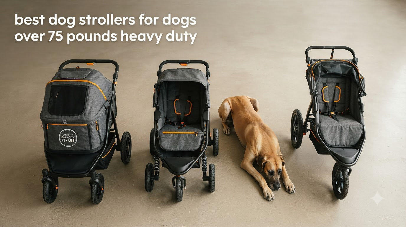best dog strollers for dogs over 75 pounds heavy duty
