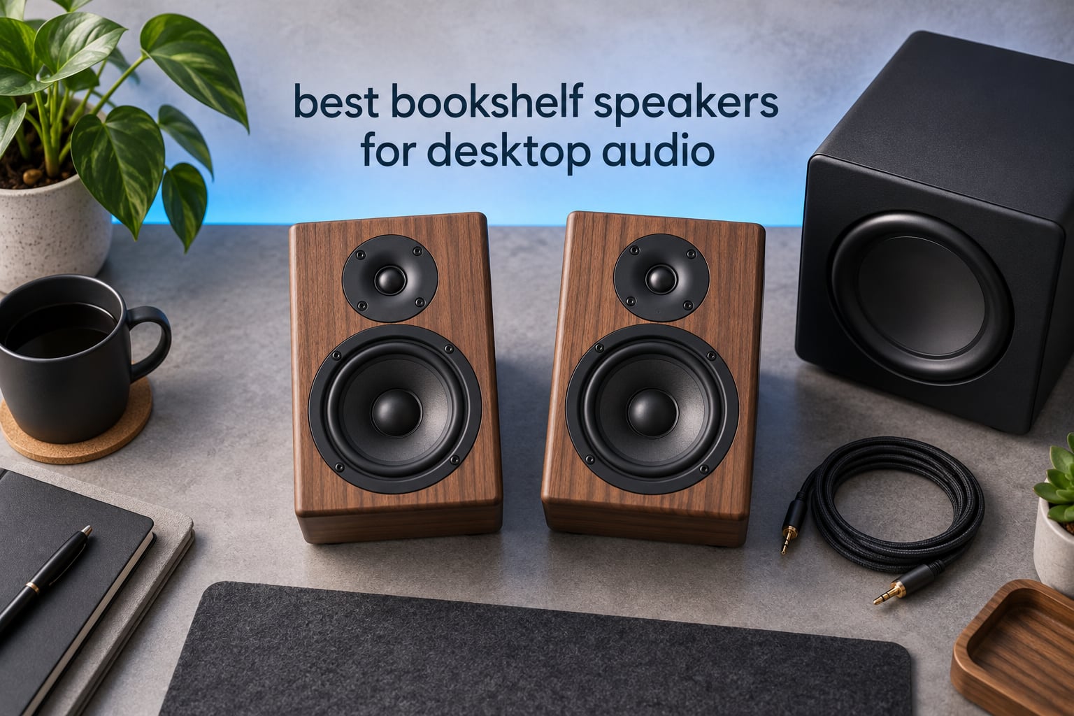 best bookshelf speakers for desktop audio