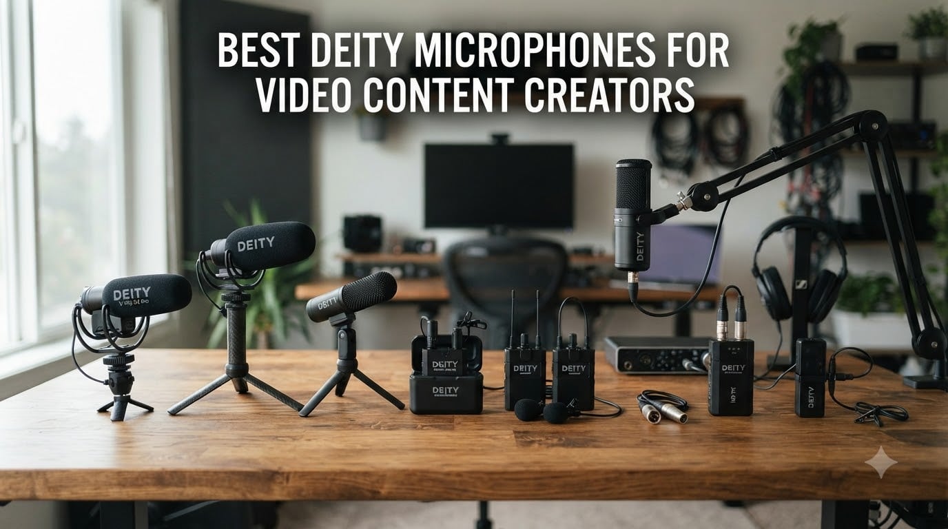 best deity microphones for video content creators