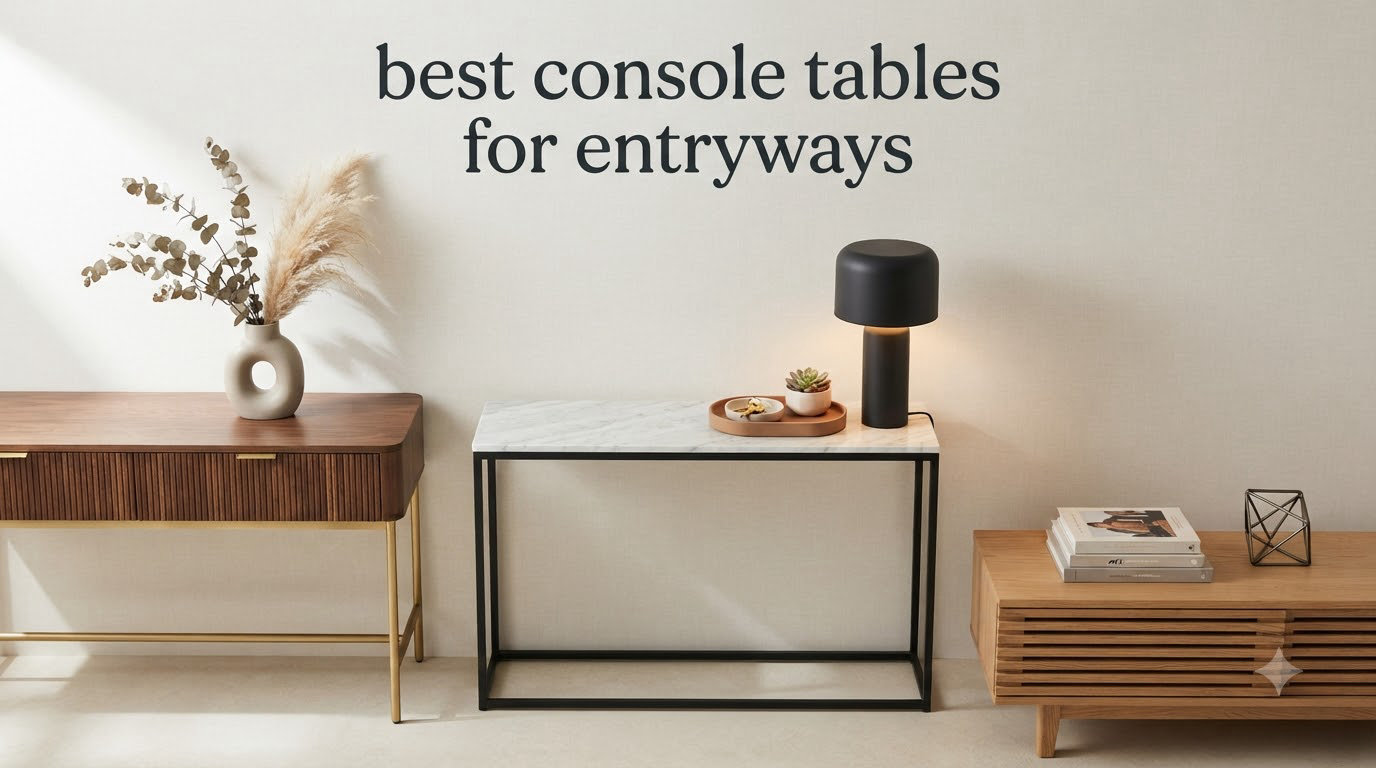 best console tables for entryways