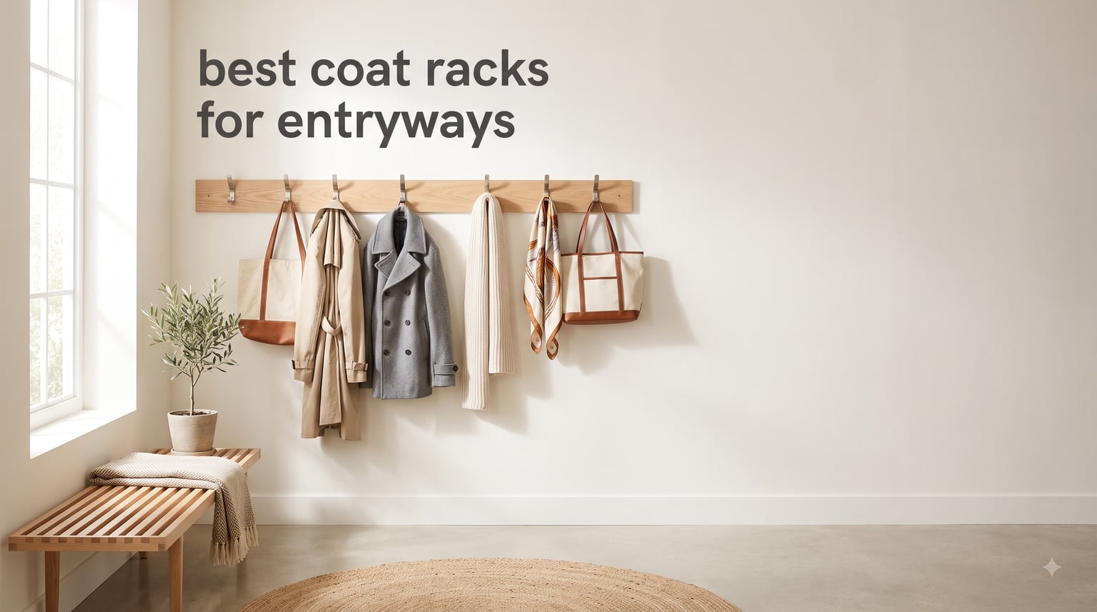 best coat racks for entryways