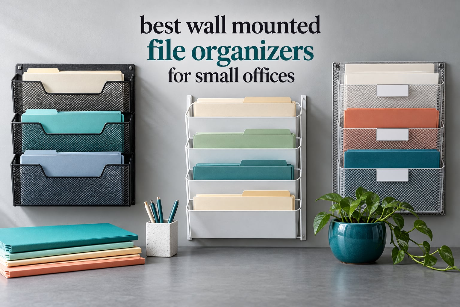 best wall mounted file organizers for small offices