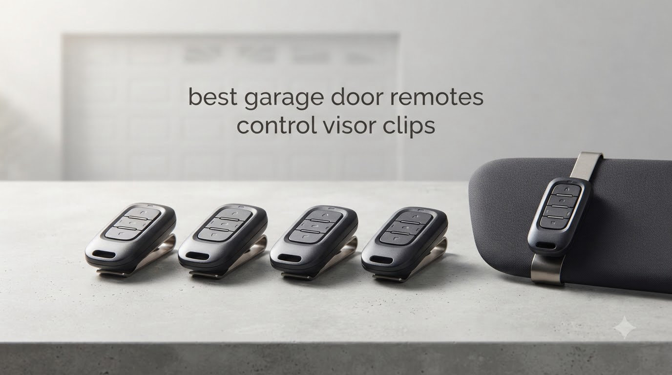 best garage door remotes control visor clips
