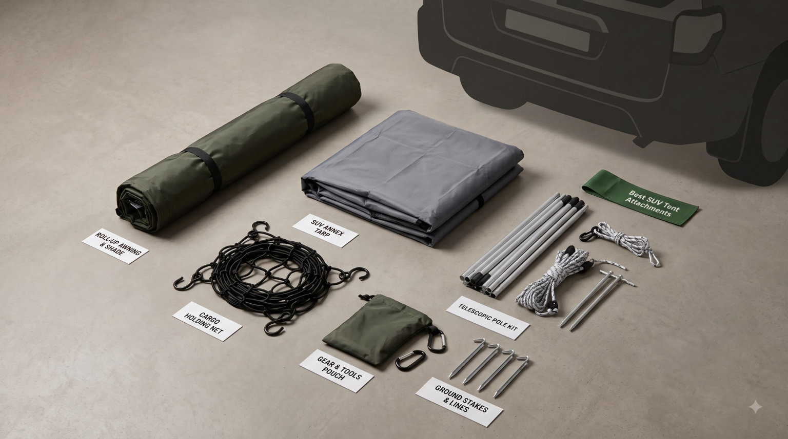 best suv tents attachments
