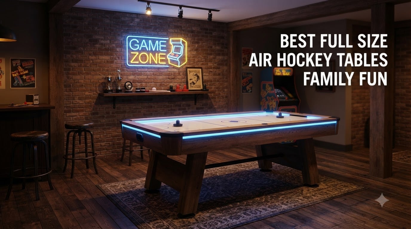 best full size air hockey tables family fun