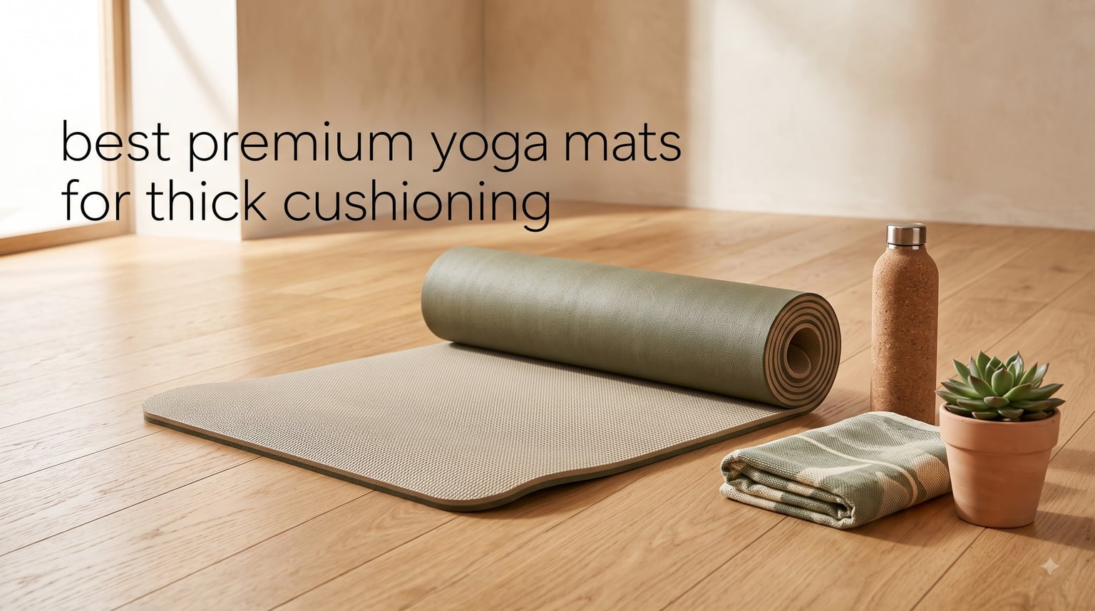 best premium yoga mats for thick cushioning