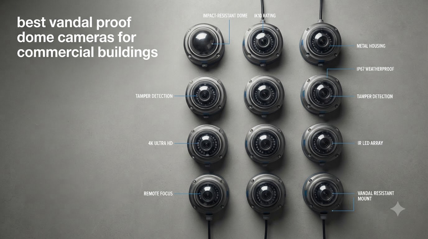 best vandal proof dome cameras for commercial buildings