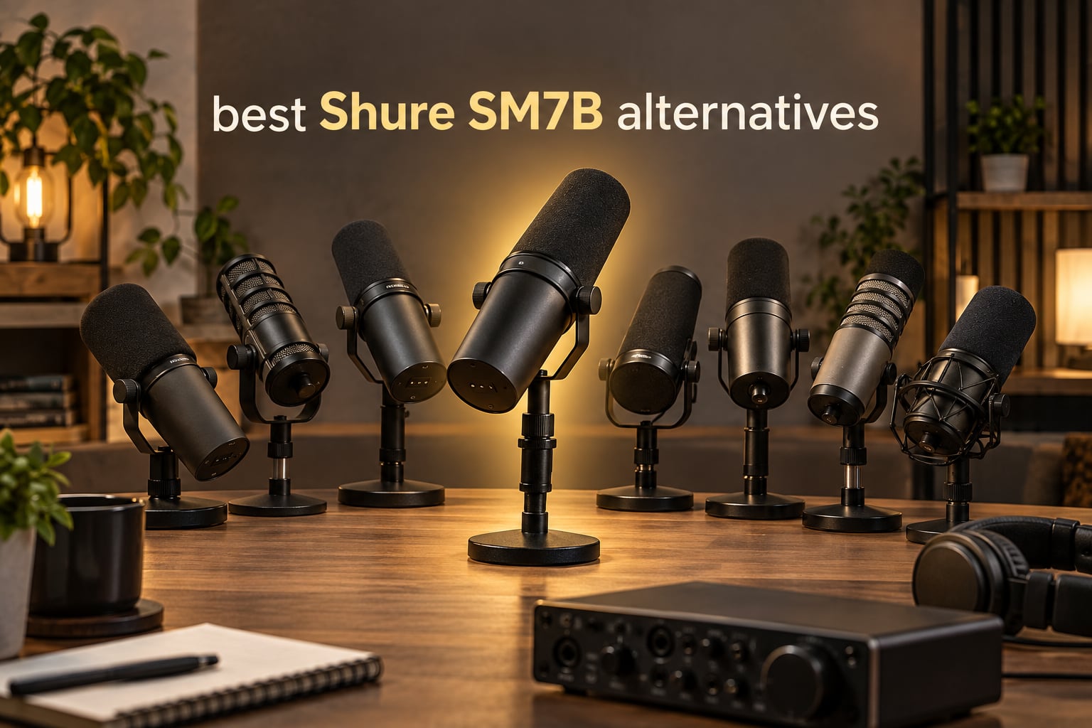 best Shure SM7B alternatives