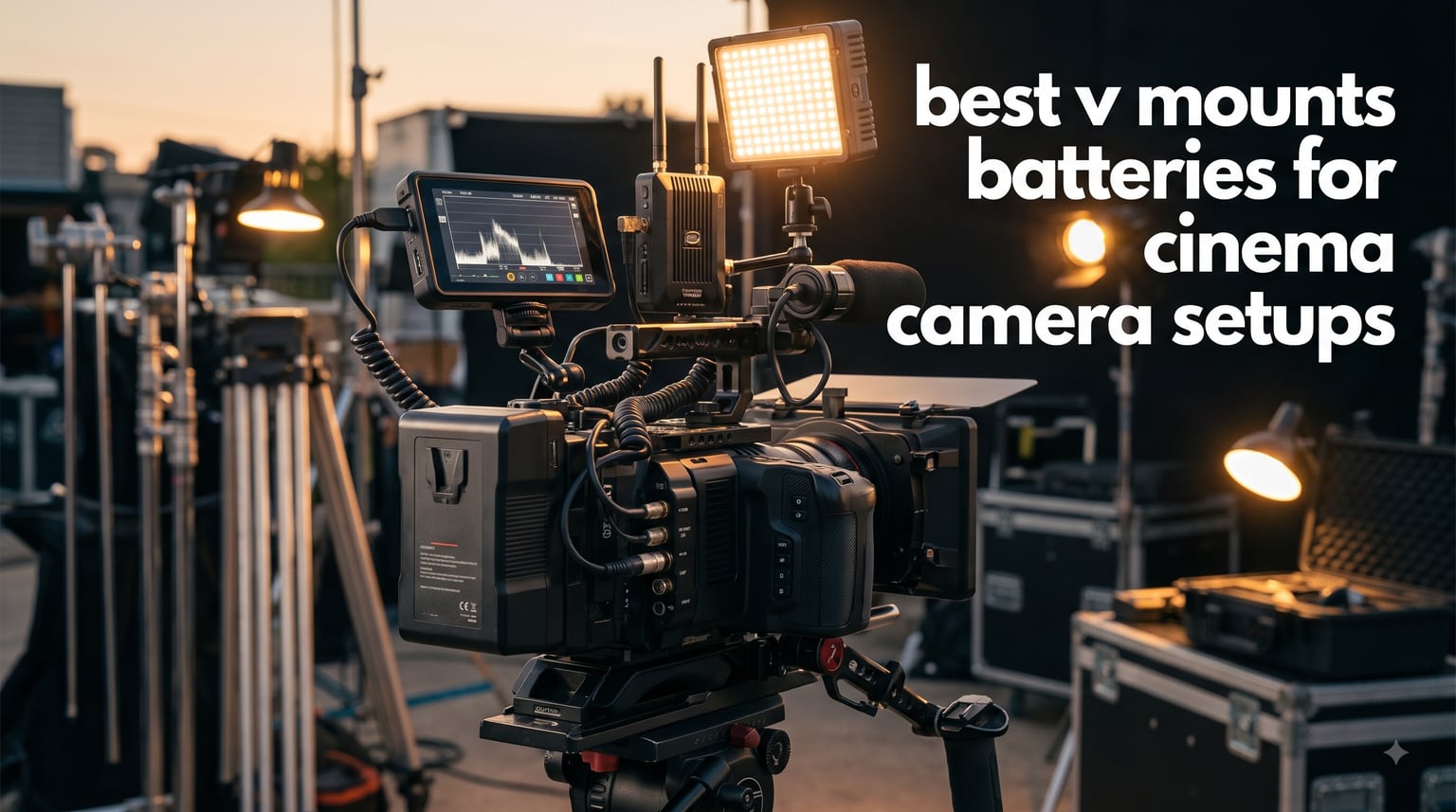 best v mounts batteries for cinema camera setups