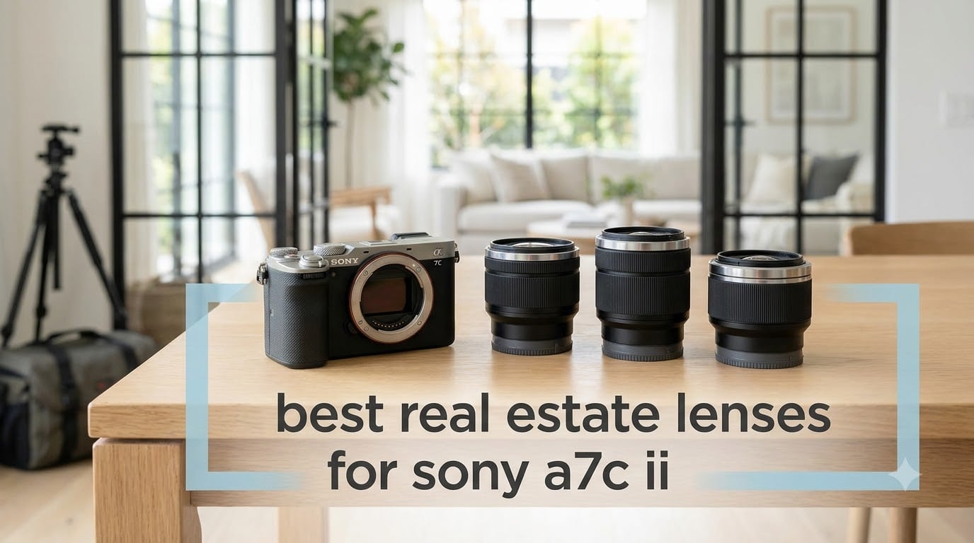 best real estate lenses for sony a7c ii