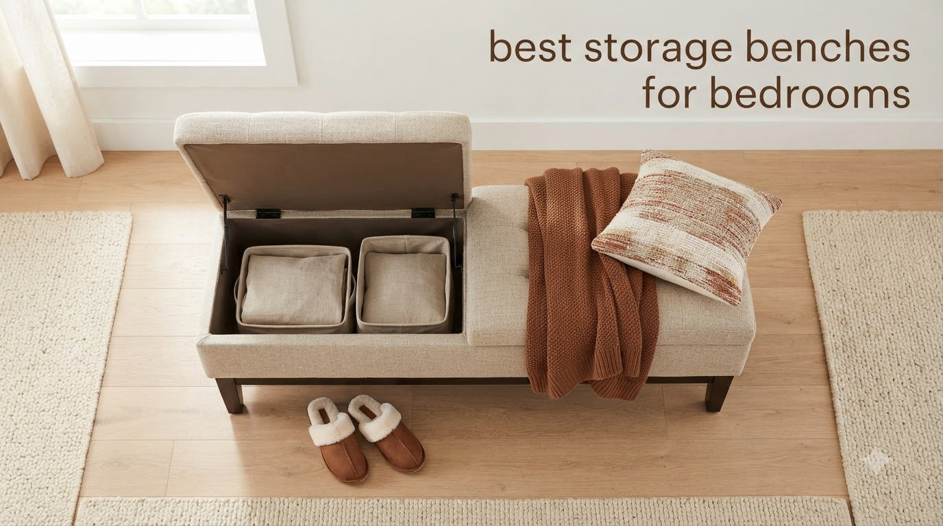 best storage benches for bedrooms