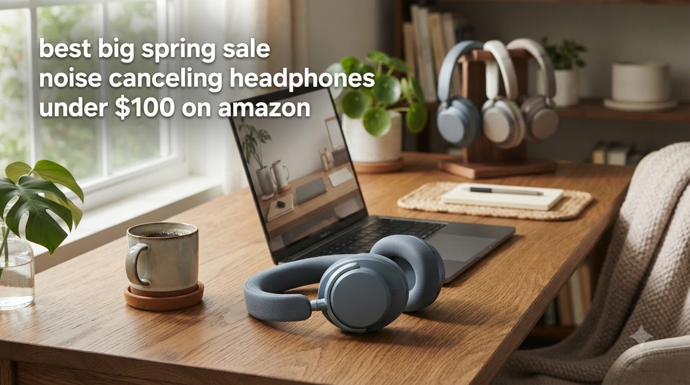 best big spring sale noise canceling headphones under $100 on amazon