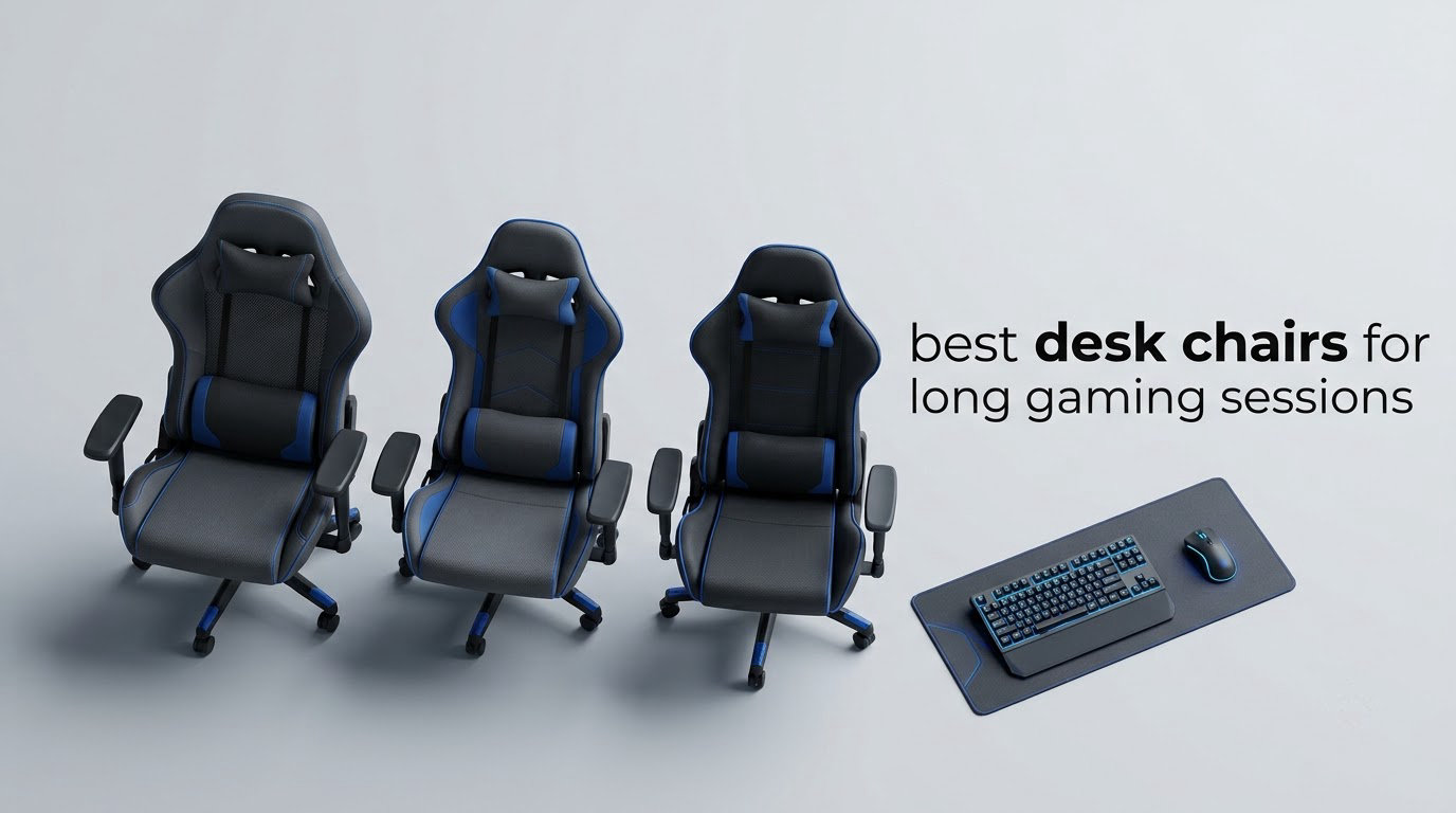 best desk chairs for long gaming sessions