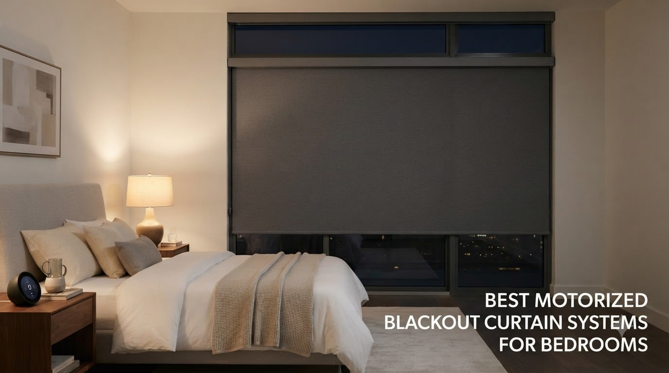 best motorized blackout curtain systems for bedrooms