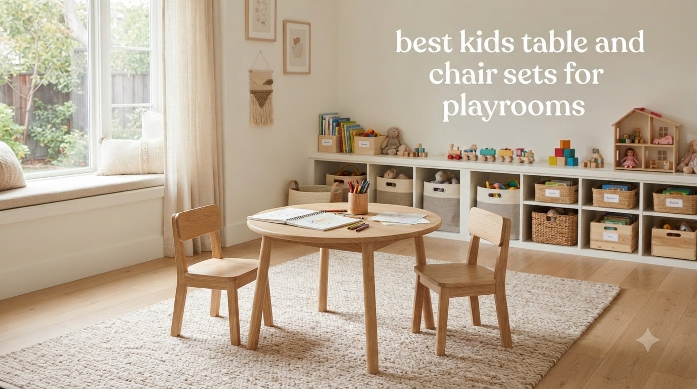 best kids table and chair sets for playrooms