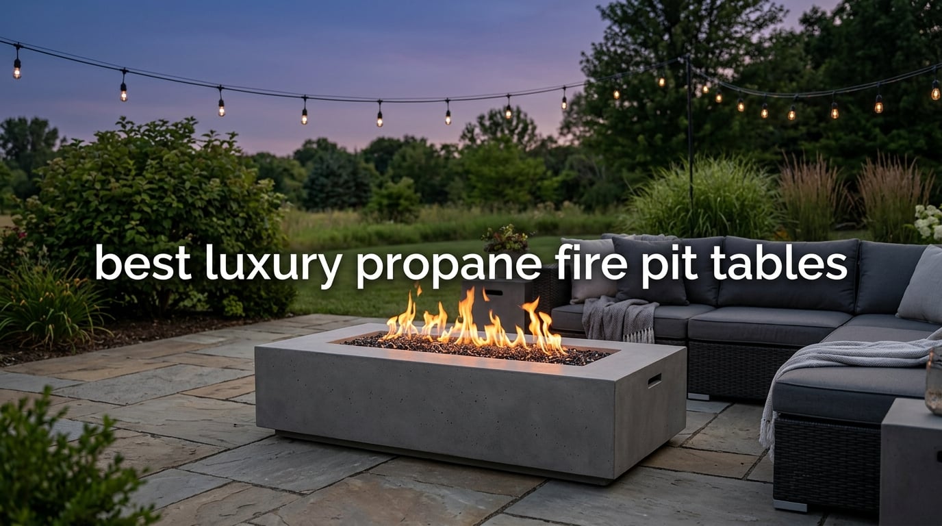 best luxury propane fire pit tables