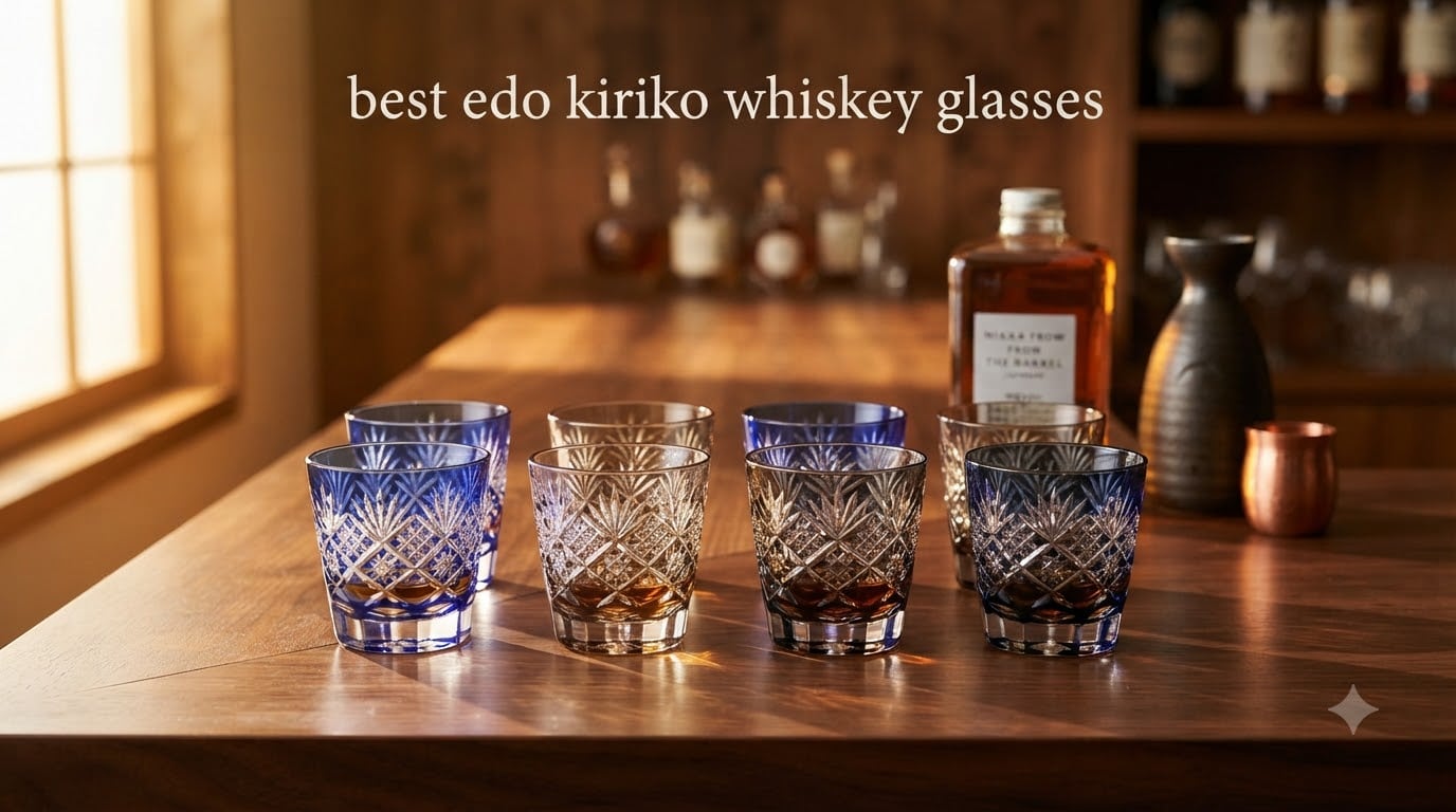 best edo kiriko whiskey glasses