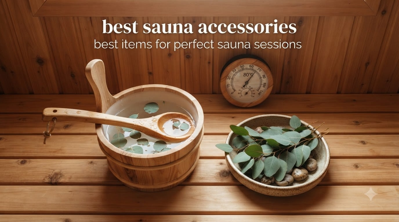 best sauna accessories best items for perfect sauna sessions
