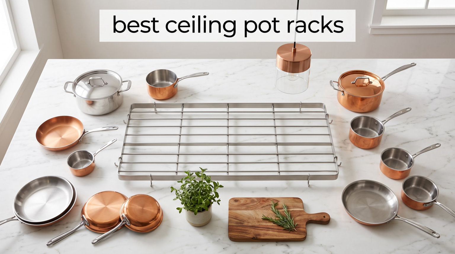 best ceiling pot racks
