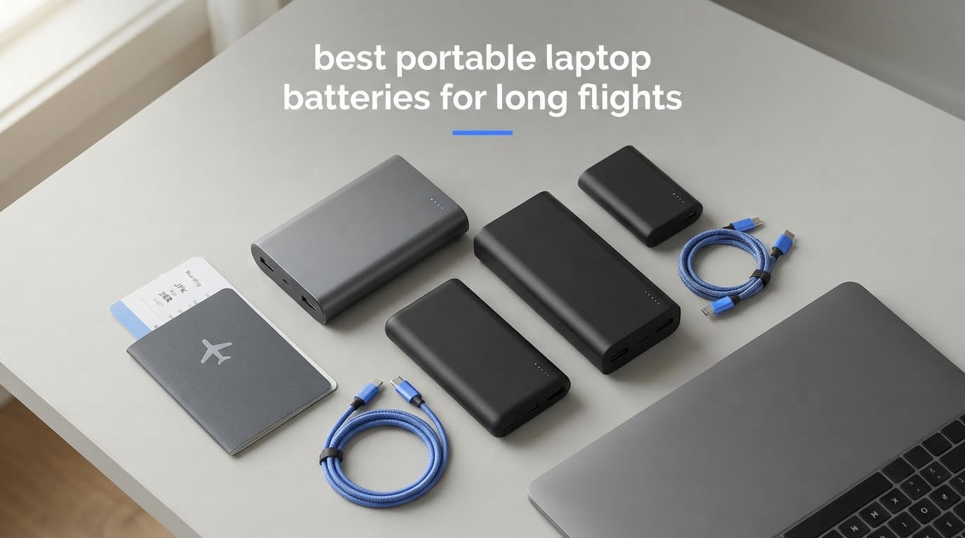 best portable laptop batteries for long flights