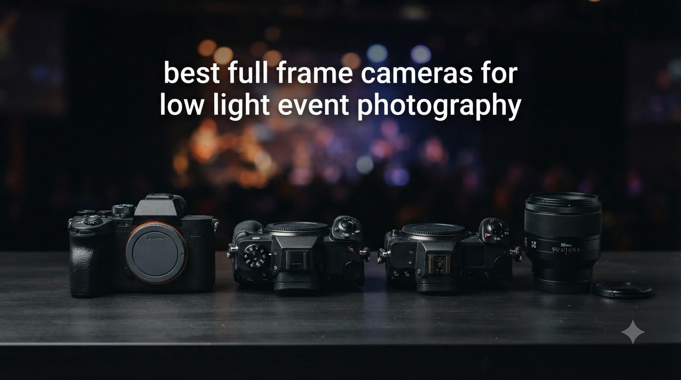best full frame cameras for low light event photography
