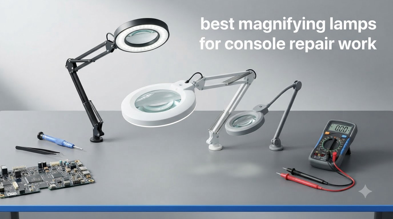 best magnifying lamps for console repair work