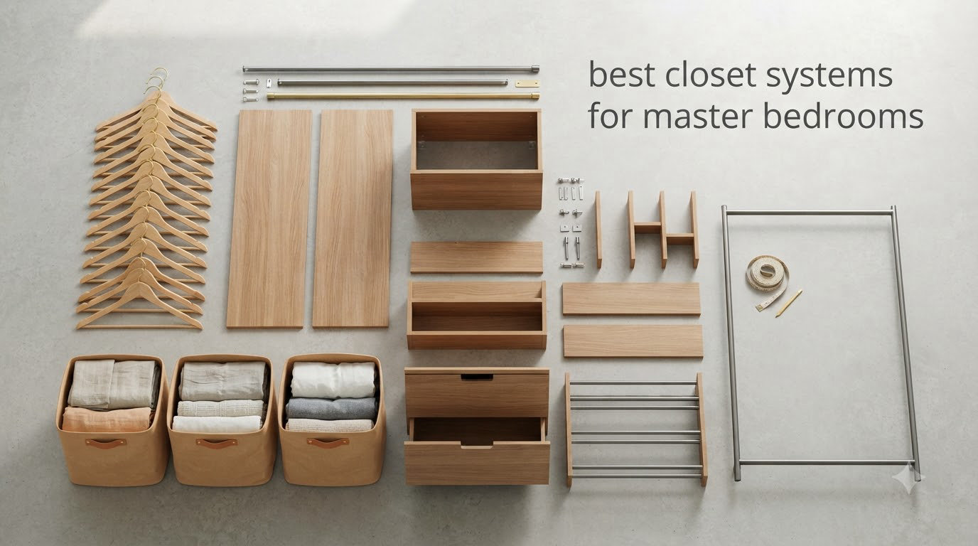 best closet systems for master bedrooms