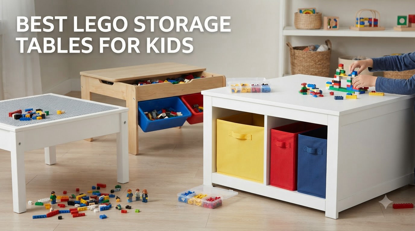 best lego storage tables for kids