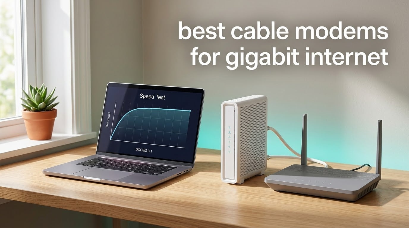 best cable modems for gigabit internet
