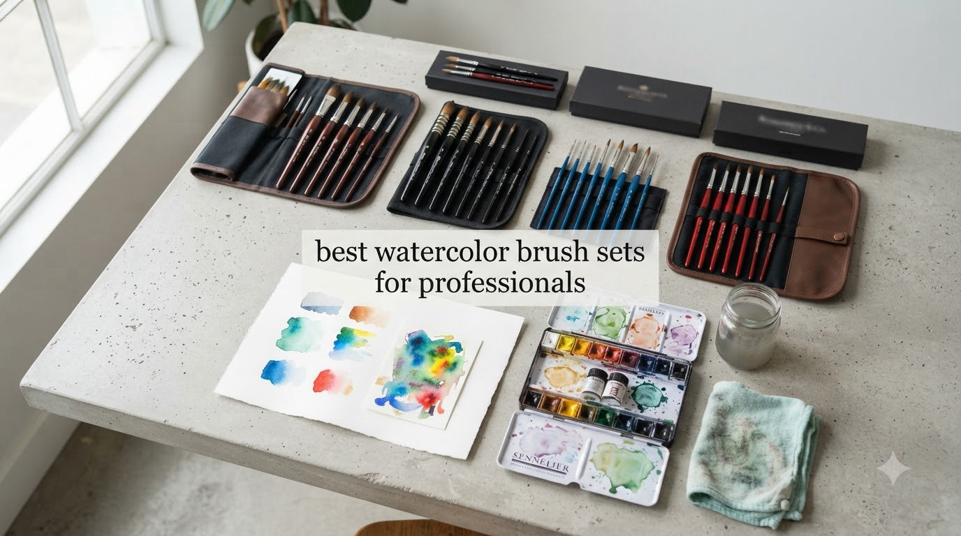 best watercolor brush sets for professionals