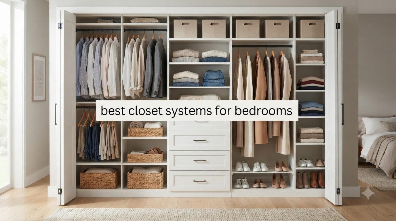 best closet systems for bedrooms