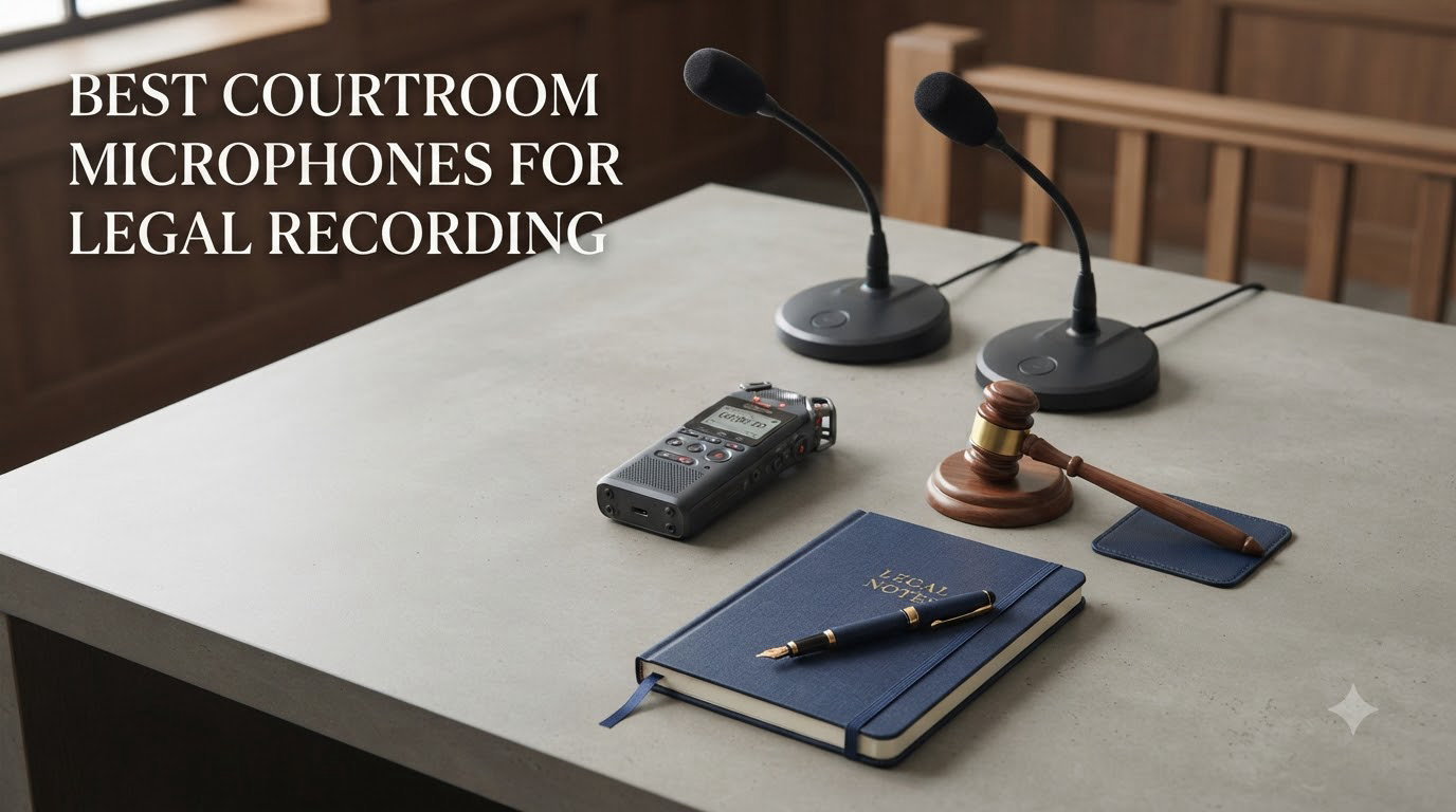 best courtroom microphones for legal recording