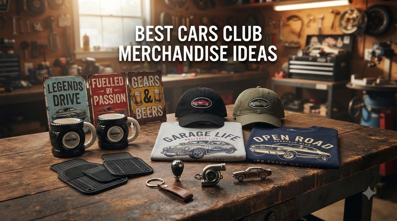best cars club merchandise ideas