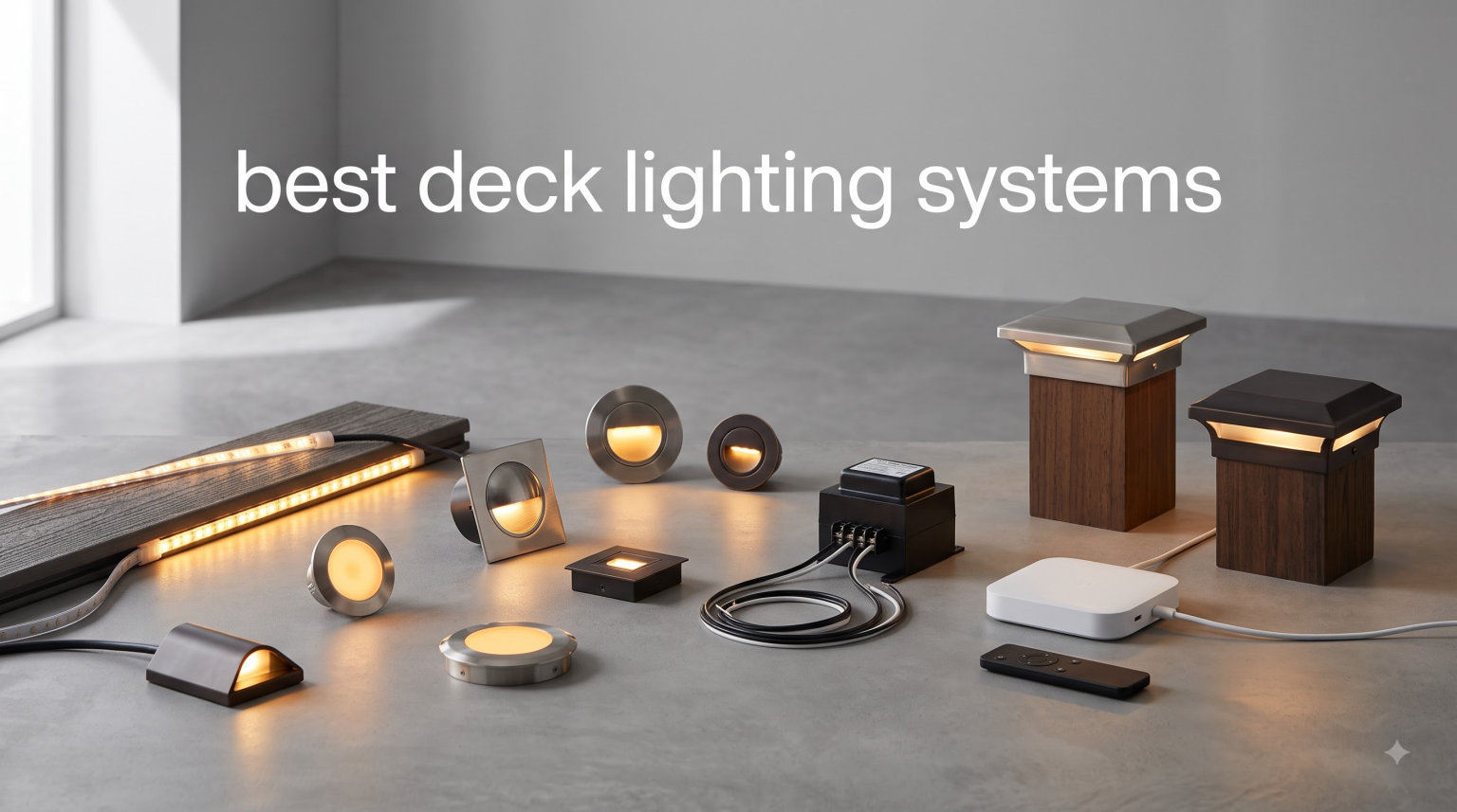 best deck lighting systems