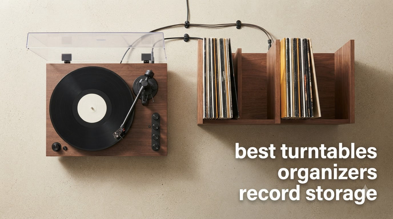 best turntables organizers record storage