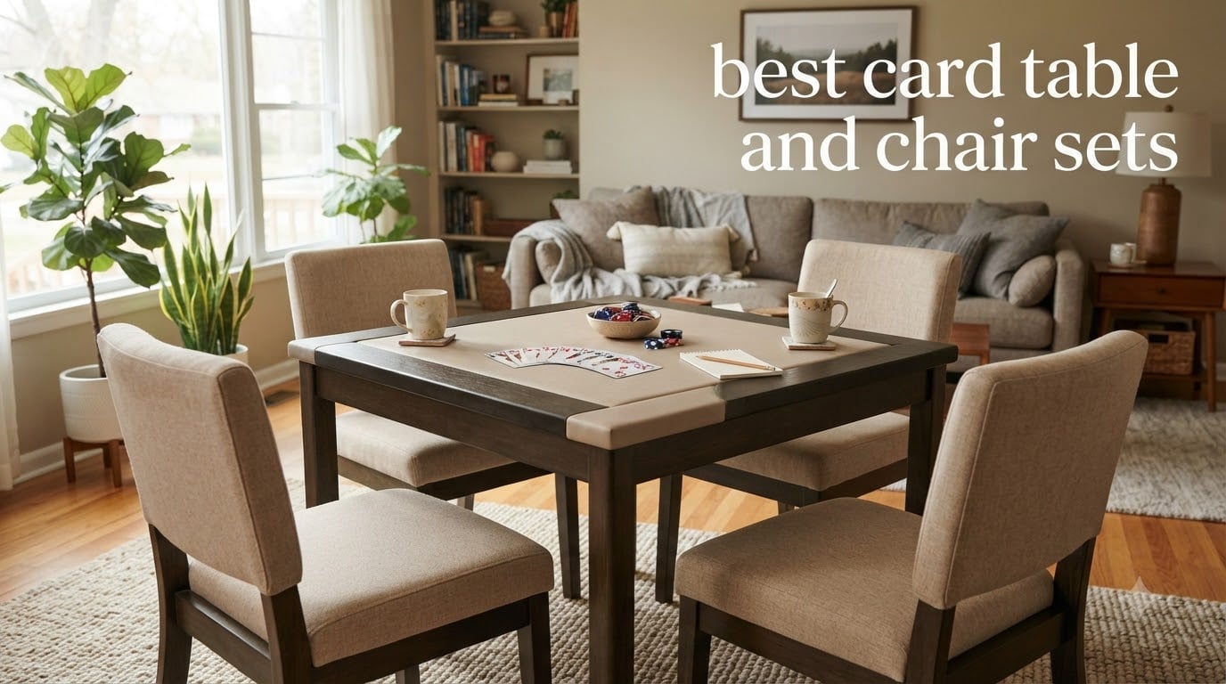 best card table and chair sets