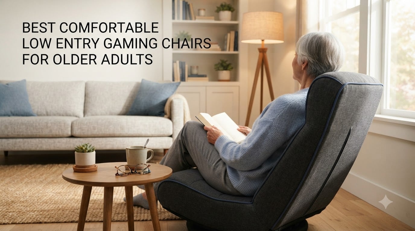 best comfortable low entry gaming chairs for older adults