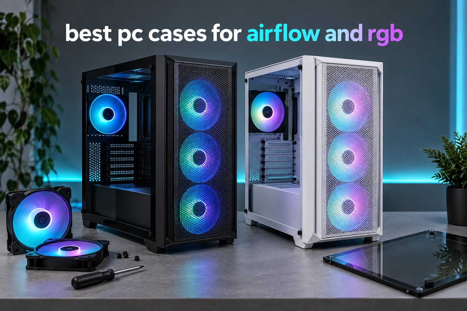 best pc cases for airflow and rgb